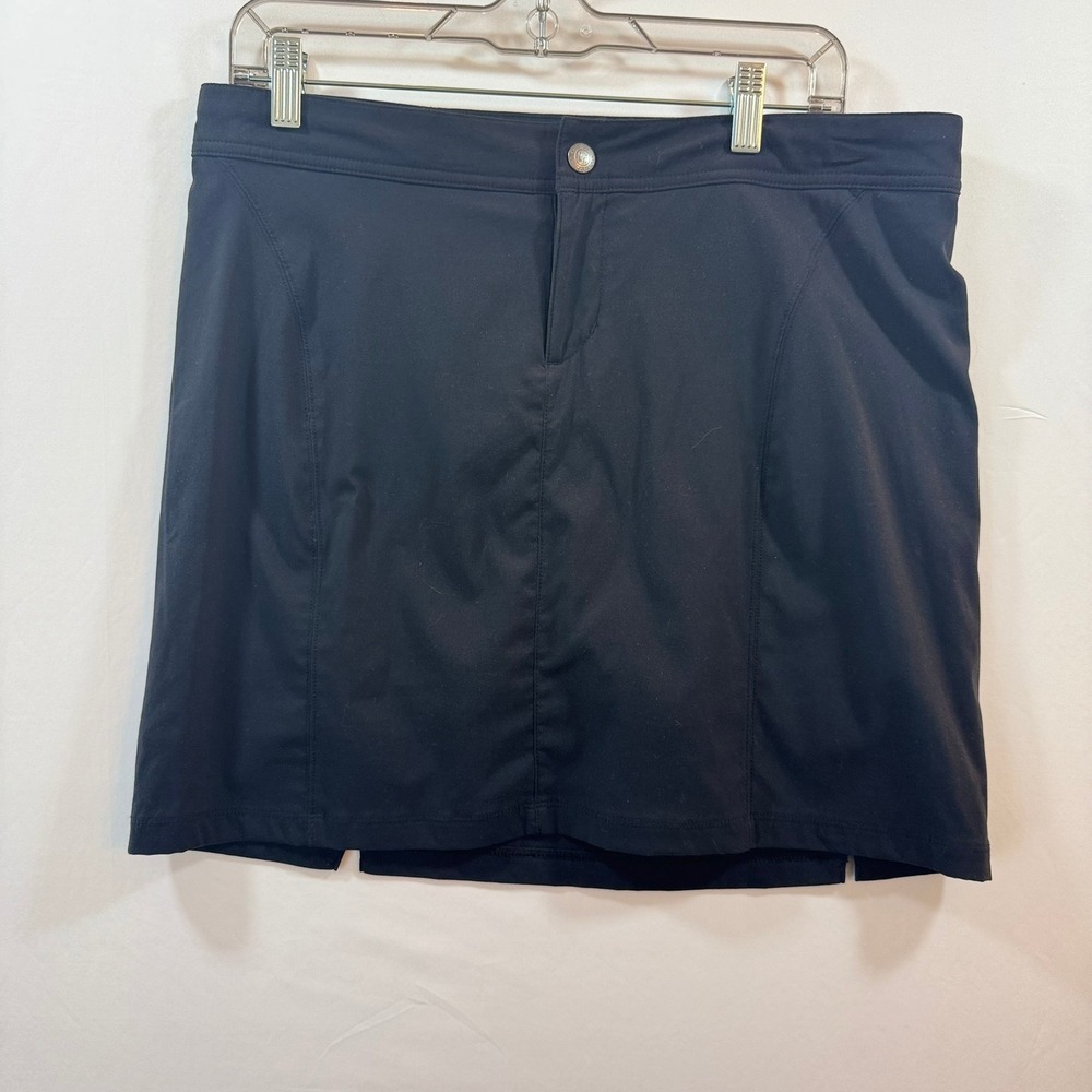 Columbia Omni-Shield Womens Black Athletic Hiking Golf Skort Size 12/44